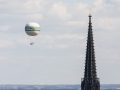 Balloon by the church